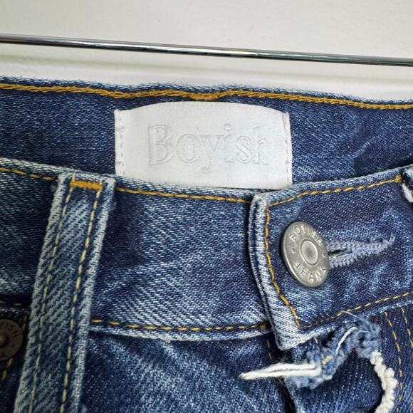 Boyish The Billy Jean in Waterfall size 27 Rigid Skinny Denim High Rise - Picture 3 of 7